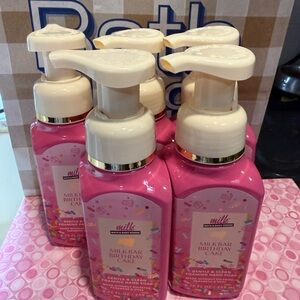 5 Birthday Cake Foaming Hand Soaps Bath and Body Works